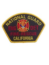 California National Guard Fire Rescue Patch picture