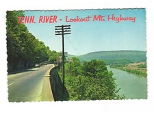 Tennessee River Lookout Mt. Highway Unposted Vintage Postcard picture