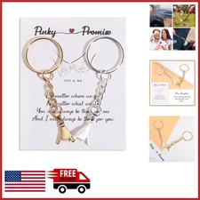 Pinky Promise Keychains for Couples 2Pcs Friendship Gifts for Best Friends picture