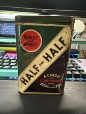 VINTAGE BURLEY AND BRIGHT HALF AND HALF A CARGO OF CONTENTMENT TIN CAN picture