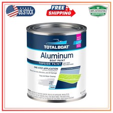 TotalBoat Aluminum Boat Topside Paint Light Gray Quart No Primer Needed picture
