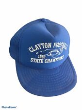 VINTAGE 1989 CLAYTON COMETS HIGH SCHOOL NC CAROLINA STATE FOOTBALL CHAMPIONS HAT picture
