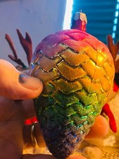 Christopher Radko Rainbow ''Pine cone'Ornament-rare picture