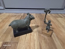 Vintagd 1970s Statuette of Quadruped And More, Museum Replica.  picture