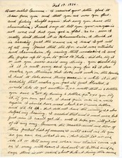 1936 Handwritten Letter Estate Claim Garth Martin Homestead Freeport NY? Family picture
