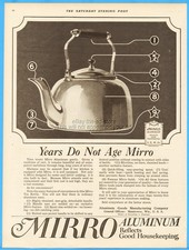 1919 MIRRO Aluminum Goods Manufacturing Co Manitowoc WI Tea Kettle Print Ad picture