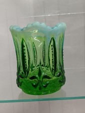 Jefferson. IRIS & MEANDER. Toothpick Holder Green Opal picture