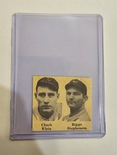 Chuck Klein & Riggs Stephenson 1933 Los Angeles Examiner Star Duos Panel picture