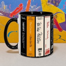 Phil Collins Coffee Mug 11oz Cassette Stack Albums picture