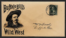 Buffalo Bill collector envelope w original period stamp 125 years old *OP1121 picture