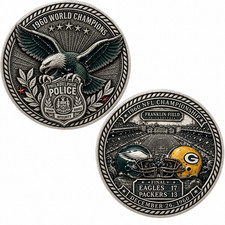 Philadelphia Eagles 1960 NFL Championship Historic Souvenir Coin 2 side Keepsake picture