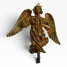 Extremely Rare (1/10) 1993 Hallmark KC Angel Gold Colorway Pewter KOC Ornament picture