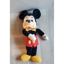Knickerbocker Mickey Mouse Plush Toy Vintage Large Black Red Yellow 32in Disney picture