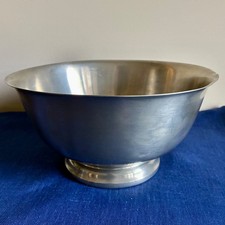 International Pewter Large Footed Bowl 9