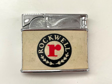 Vintage ROCKWELL Logo A Non Smokers Lighter THE QUITTER  RARE PHONY LIGHTER picture