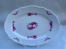 Meissen Ming Dragon Oval Serving Platter 14