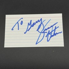 Jesse The Body Ventura Signed 3x5 Index Card - AWA WWE - TTM Authentic Autograph picture