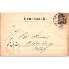 J.M. Baum Wiesbaden-Diez Otterburg 1901 German Reich Postcard P5-11 picture