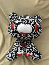 Chax GP Gloomy Bear plush Mori Chack Taito Textillic9 Tribal - Red Black picture