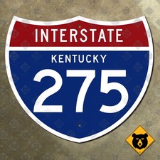 Kentucky Interstate 275 highway route marker sign 1961 Erlanger 12x10 picture