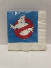 Sealed New Old Stock Vintage 1984 Paper Napkins The Real Ghostbusters Hallmark picture