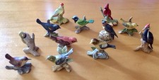 Vintage Royal Cornwall Miniature Porcelain Birds - Lot of 12 picture