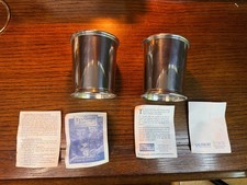 Vtg SALISBURY PEWTER TENNESSEE Mint Julep Cup Party Cocktail picture