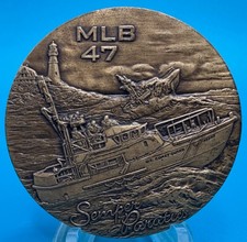 USCG MLB-47 Semper Peratis Weather Search & Rescue VTG Military Challenge Coin picture