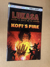 LUKASA History of Africa & Dispora KOFI’S FIRE Civics for all Comic Group picture