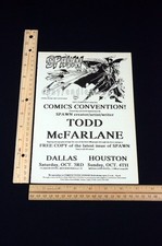 1992 Spawn Comics Convention Todd McFarlane Magazine Page Print Ad Poster 90s picture