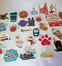 Huge Collection The Human Bean Coffee Stickers Lot Of 64 Modern Coffee Stand picture