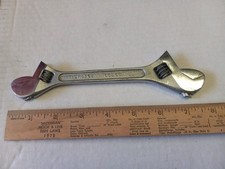 Crescent Tool Co Jamestown NY USA 6-8 Inch Double End Sided Adjustable Wrench picture