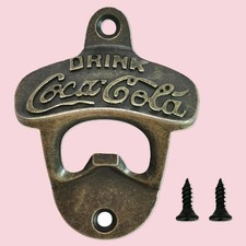 Coca-Cola Vintage Wall Mount Bottle Opener picture