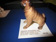 Hagen Renaker Dog Mama Pug Tan Figurine Miniature New  3316 Made in USA picture