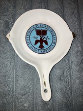 Vtg Tufts University Ceramic Minature Skillet Novelty picture