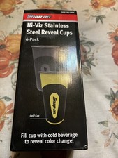 NEW SNAP ON TOOLS Hi-Viz Stainless Steel Reveal Cups. 6-pack. 22oz. SSX25p128HV picture