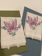 Vintage Embroidered Fingertip Towels picture