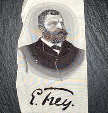 ANTIQUE RIBBON: SCHWEIZER OF SWISS US CIVIL WAR VET & AMBASSADOR EMIL FREY G153 picture