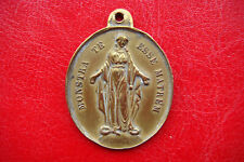 XIX CENTURY Congregation of the Children of Mary Mostra Te Esse Matrem Medal  picture