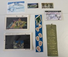  Vintage Bigfoot UFO Loch Ness Bhutan Stamps Etc paranormal Lot Cliff Crook picture
