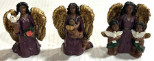 Young's Collectables - BLACK ANGEL Miniature Figurines, New (Set of 3) picture