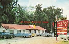FL, Palatka, Florida, Hart Point Grill Restaurant, 50s Cars, Von Pub No C-20468 picture