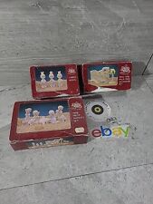 3 CiB Enesco Precious Moments Miniature Nativity Set Pewter Lot Of 3 With Box picture