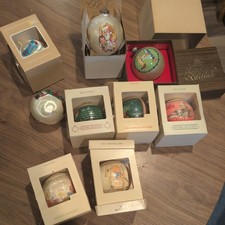 VINTAGE HALLMARK KEEPSAKE ORNAMENTS  RARE COLLECTOR SERIES LOT picture