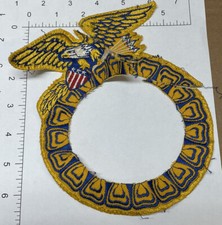 Vintage Future Farmers of America (FFA) Patch RARE Emblem Round Logo Eagle picture