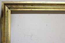 ANTIQUE FITS 8 X10 VICTORIAN PICTURE FRAME LEMON GOLD GILT ORNATE WOOD PRIMITIVE picture