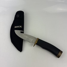Buck 691 Buckmaster Hook Fixed Blade Knife Gut Hook w/ Sheath USA Made picture