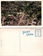 Vintage Aerial View Postcard of Pontiac Michigan MI 21 Unposted picture