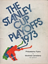 1973 Stanley Cup Playoffs Canadians vs Philadelphia Flyers Hockey NHL Program picture