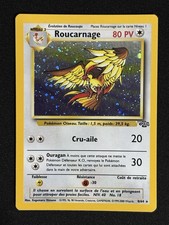 Pidgeot Holo Roucarnage 8/64 Jungle Set French Edition Vintage Pokemon Card 2000 picture